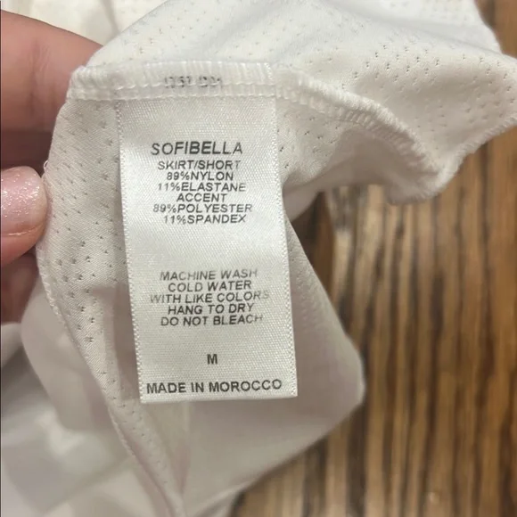 White Tennis Skirt Set for Women - Picture 6 of 10